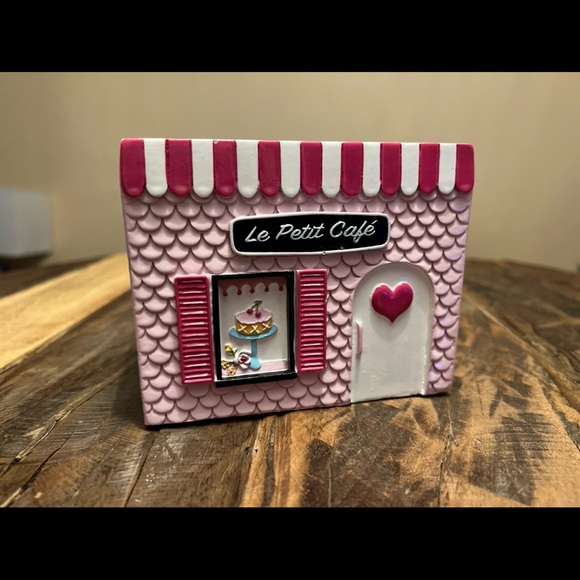 Le Petit Café Coffee Bar Box, Utensil Storage, Bakery Accessory Decor - Picture 11 of 12